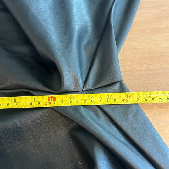 Michael Michael Kors Plus Size 3X Faux-Leather Skinny Ankle Pants - Black - Picture 11 of 12